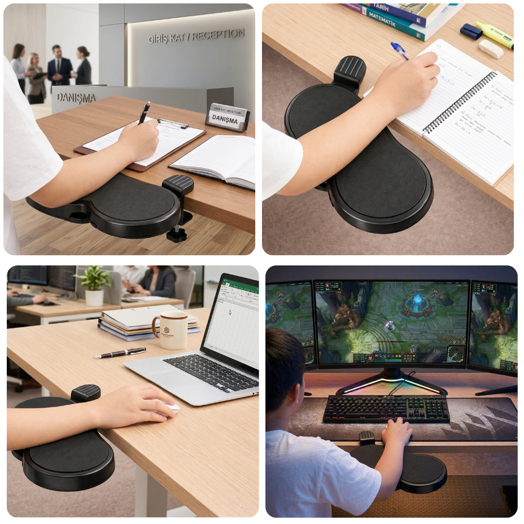 Profesyonel Ergonomik Kol & Bilek Destek Sistemi