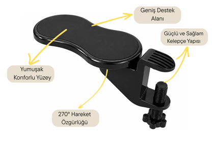Profesyonel Ergonomik Kol & Bilek Destek Sistemi